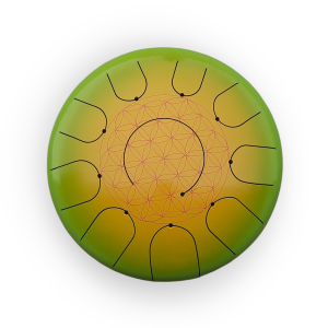 Tongue Drum "Magic Drum" 32 cm, Solaire 432 Hz