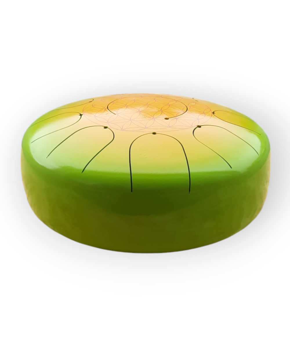 Tongue Drum « Magic Drum » 32 cm, Solaire 432 Hz