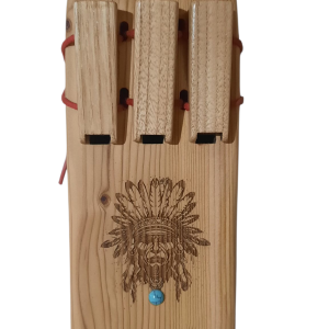 Flûte Amérindienne triple en Fa 432 Hz en Cèdre aromatique