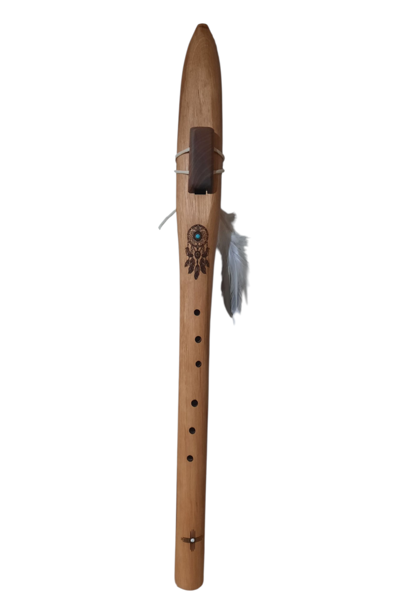 Flûte Amérindienne débutant Aulne en Fa# 432 Hz