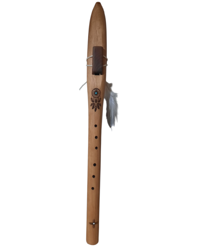 Flûte Amérindienne débutant Aulne en Fa# 432 Hz