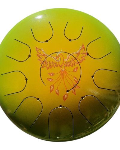 Tongue Drum « Magic Drum » 35 cm, Solaire 432  Hz